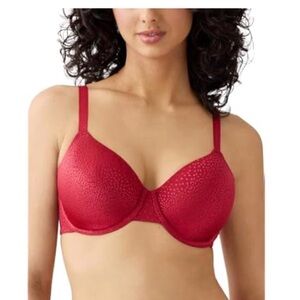 Wacoal Back Appeal Red Underwire T-shirt Bra
